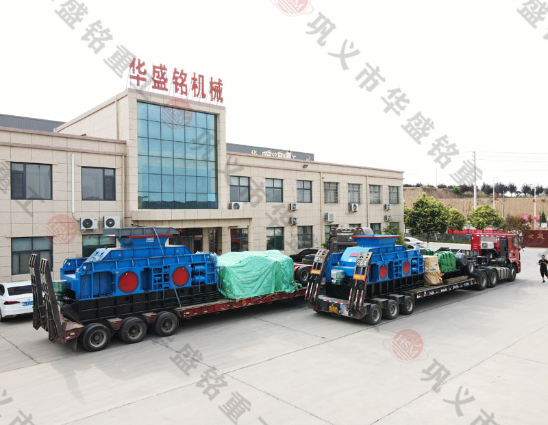 水泥廢料用什么破碎好？就用液壓對輥制砂機